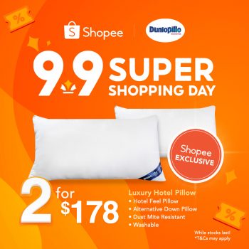 Dunlopillo-Shopee-9.9-Sale-350x350 9 Sep 2023: Dunlopillo Shopee 9.9 Sale