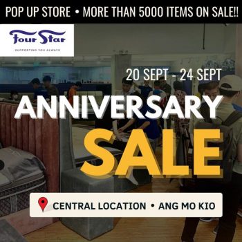 Four-Star-Mattress-55th-Anniversary-Sale-at-AMK-350x350 20-24 Sep 2023: Four Star Mattress 55th Anniversary Sale at AMK