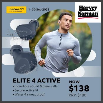 Harvey-Norman-Jabra-Elite-4-Active-for-138-Promotion-350x350 1-30 Sep 2023: Harvey Norman Jabra Elite 4 Active for $138 Promotion