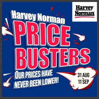 Harvey-Norman-Price-Busters-Sale-350x350 31 Aug-11 Sep 2023: Harvey Norman Price Busters Sale