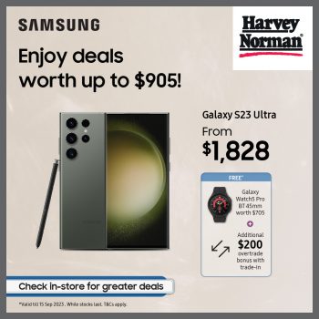 Harvey-Norman-Samsung-Brand-Fair-Deal-7-350x350 Now till 6 Nov 2023: Harvey Norman Samsung Brand Fair Deal