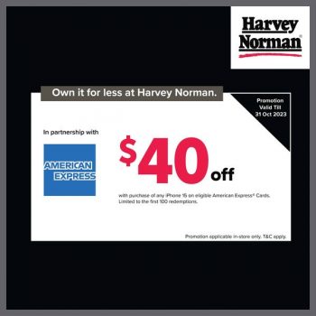 Harvey-Norman-iPhone-15-Promo-1-350x350 26 Sep 2023 Onward: Harvey Norman  iPhone 15 Promo