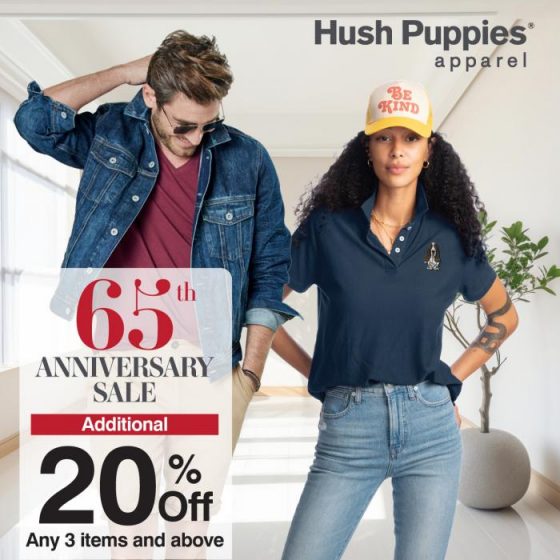4 Sep 2023 Onward Hush Puppies Anniversary Sale