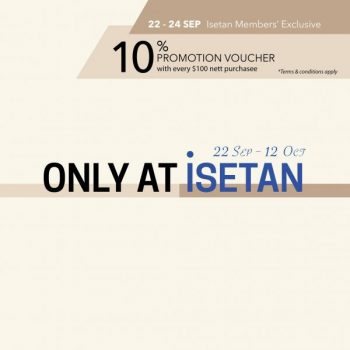 ISETAN-Only-At-ISETAN-Sale-350x350 22 Sep-12 Oct 2023: ISETAN Only At ISETAN Sale
