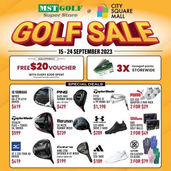 MST-Golf-City-Square-Golf-Sale-350x350 15-24 Sep 2023: MST Golf City Square Golf Sale