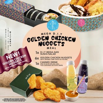 Maki-San-Mega-D.I.Y-Golden-Chicken-Nuggets-Meal-Promotion-350x350 6 Sep 2023 Onward: Maki-San Mega D.I.Y Golden Chicken Nuggets Meal Promotion