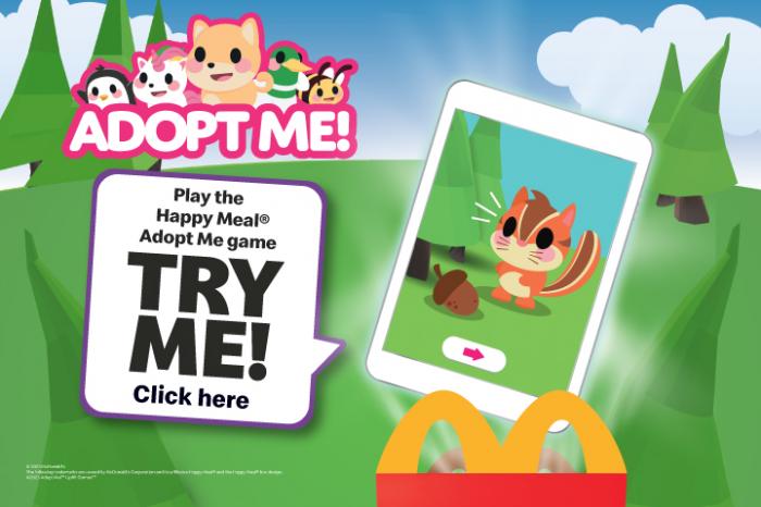 McDonald's Happy Meal Toys September and October : Adopt Me from Roblox! -   - Singapore Wacky Magazine