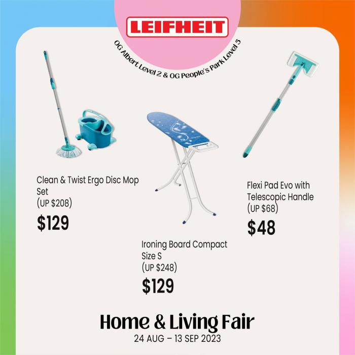 LEIFHEIT Clean Twist Disc Mop Ergo Set – OG Singapore