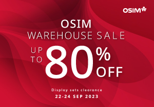 OSIM-Warehouse-Sale-with-Safra 22-24 Sep 2023: OSIM Warehouse Sale! Up to 80% OFF Display Unuts