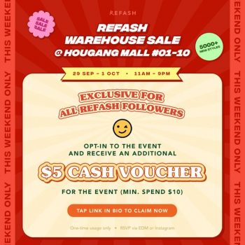 Refash-Warehouse-Sale-at-Hougang-Mall-4-350x350 29 Sep-1 Oct 2023: Refash Warehouse Sale at Hougang Mall