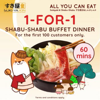 SUKI-YA-1-for-1-Dinner-Buffet-350x350 25-28 Sep 2023: SUKI-YA 1-for-1 Dinner Buffet
