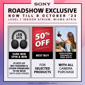 Sony-Roadshow-at-Wisma-Atria-350x350 Now till 8 Oct 2023: Sony Roadshow at Wisma Atria