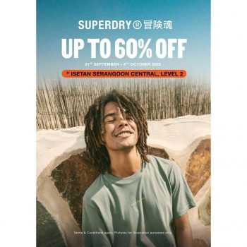 Superdry-Special-Sale-at-ISETAN-Serangoon-Central-350x350 Now till 4 Oct 2023: Superdry Special Sale at ISETAN Serangoon Central