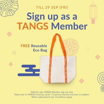 TANGS-Sign-Up-As-Member-FREE-Reusable-Eco-Bag-Promotion-350x350 Now till 29 Sep 2023: TANGS Sign Up As Member FREE Reusable Eco Bag Promotion