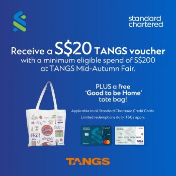 TANGS-Standard-Chartered-Free-Voucher-Good-To-Be-Home-Tote-Bag-Mid-Autumn-Fair-Promotion-350x350 4 Sep 2023 Onward: TANGS Standard Chartered Free Voucher & Good To Be Home Tote Bag Mid-Autumn Fair Promotion