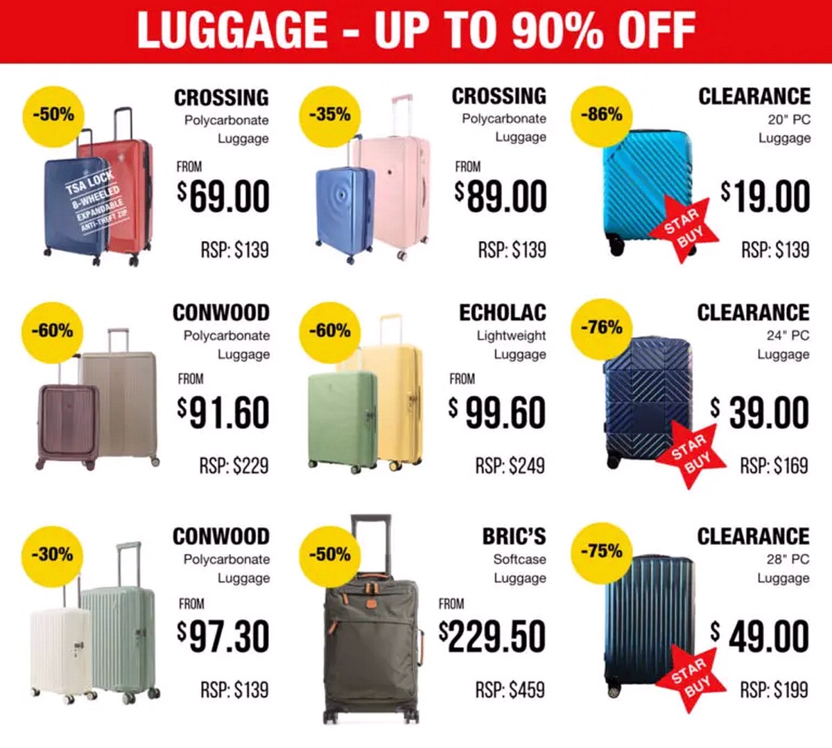 Tai seng luggage store sale 2019