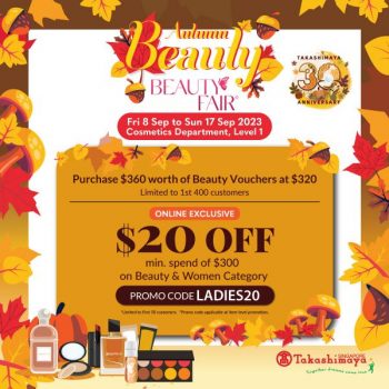 Takashimaya-Autumn-Beauty-Fair-350x350 8-17 Sep 2023: Takashimaya Autumn Beauty Fair