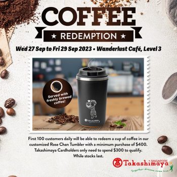 Takashimaya-Coffee-Redemption-Promotion-350x350 27-29 Sep 2023: Takashimaya Coffee Redemption Promotion