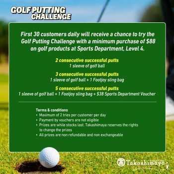 Takashimaya-Golf-Putting-Challenge-1-350x350 16-24 Sep 2023: Takashimaya Golf Putting Challenge