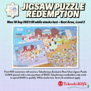 Takashimaya-Jigsaw-Puzzle-Redemption-350x350 18 Sep 2023: Takashimaya  Jigsaw Puzzle Redemption