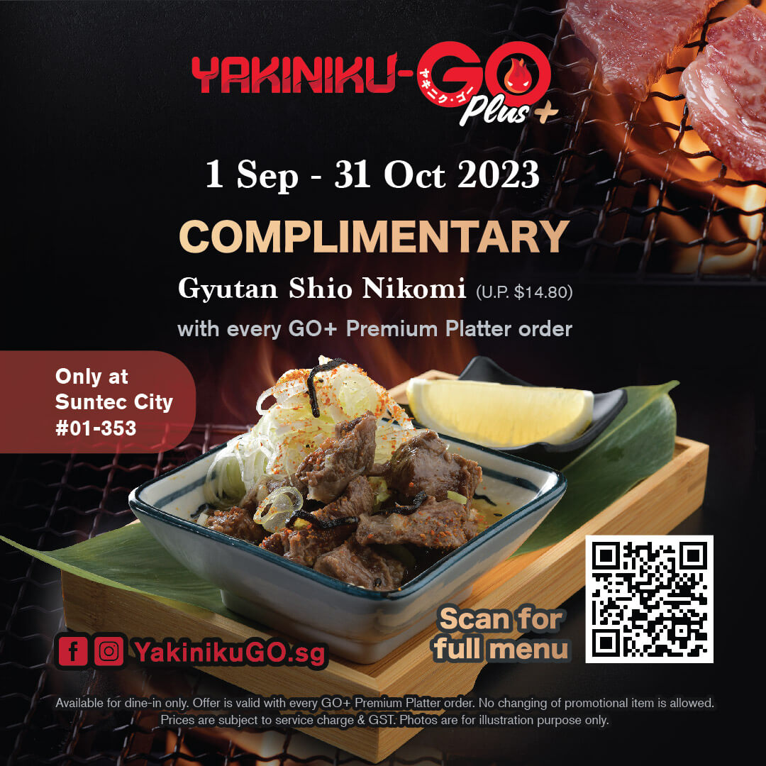 Sep Oct Yakiniku Go Special Deal Sg Everydayonsales Com