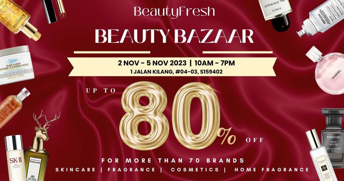 Beautyfresh online warehouse sale up to 70% off Estee Lauder, SK