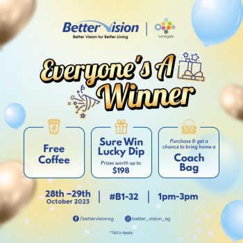 Better-Vision-Grand-Opening-Promo-at-Westgate-1-350x350 Now till 31 Nov 2023: Better Vision Grand Opening Promo at Westgate