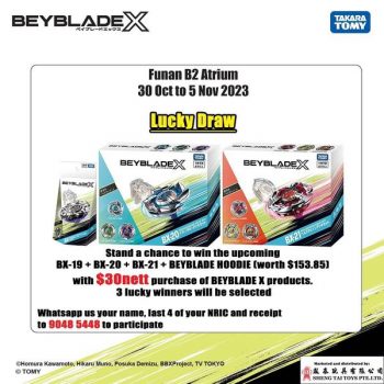 Beyblade-X-Launch-Event-at-Funan-Mall-350x350 30 Oct-5 Nov 2023: Beyblade X Launch Event at Funan Mall