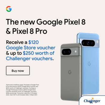 Challenger-Google-Pixel-8-and-Pixel-8-Pro-Deal-350x350 Now till 20 Oct 2023: Challenger Google Pixel 8 and Pixel 8 Pro Deal