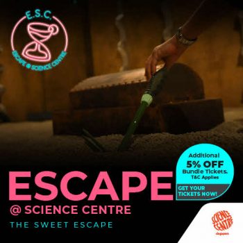Escape-@-Science-Centre-Group-Tickets-Promo-with-PAssion-Card-350x350 Now till 31 Mar 2024: Escape @ Science Centre Group Tickets Promo with PAssion Card