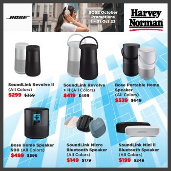 Harvey-Norman-Bose-Promo-350x350 Now till 31 Oct 2023: Harvey Norman Bose Promo