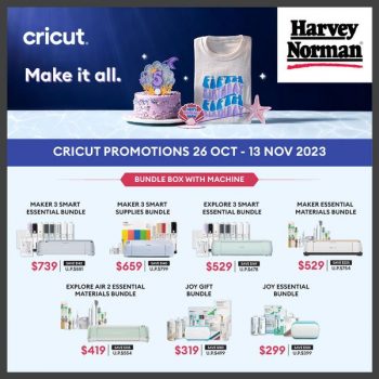 Harvey-Norman-Cricut-Promo-1-350x350 26 Oct-13 Nov 2023: Harvey Norman Cricut Promo