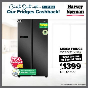 Harvey-Norman-Fridges-Cashback-Promotion-3-350x350 1-31 Oct 2023: Harvey Norman Fridges Cashback Promotion