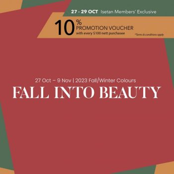 Isetan-Fall-Into-Beauty-Promotion-350x350 27-29 Oct 2023: Isetan Fall Into Beauty Promotion