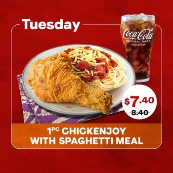 Jollibee-1-off-Weekday-Deal-2-350x350 3 Oct 2023 Onward: Jollibee $1 off Weekday Deal