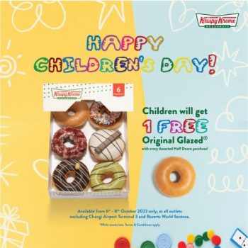 Krispy-Kreme-Childrens-Day-Promotion-350x350 6-8 Oct 2023: Krispy Kreme Children's Day Promotion