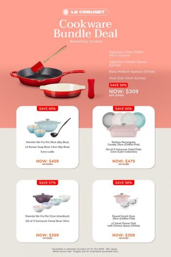 Le-Creuset-Cookware-Bundle-Deal-350x525 4 Oct 2023 Onward: Le Creuset Cookware Bundle Deal