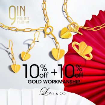 Love-Co-10-10-OFF-Gold-Workmanship-Promotion-350x350 23 Oct 2023 Onward: Love & Co 10% + 10% OFF Gold Workmanship Promotion