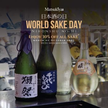 Matsukiya-World-Sake-Day-Special-350x350 3-31 Oct 2023: Matsukiya World Sake Day Special