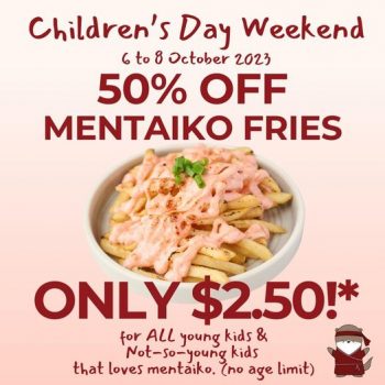 Mentai-Ya-Japanese-Cuisine-Childrens-Day-Weekend-Special-350x350 6-8 Oct 2023: Mentai-Ya Japanese Cuisine Children's Day Weekend Special
