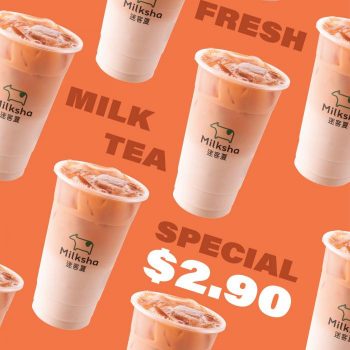 Milksha-Milk-Tea-for-2.90-Promotion-350x350 27 Oct 2023 Onward: Milksha Milk Tea for $2.90 Promotion