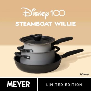 OG-Meyer-x-Disney-100-Steamboat-Willie-Cookware-Set-at-30-OFF-Promotion-350x350 Now till 11 Nov 2023: OG Meyer x Disney 100 Steamboat Willie Cookware Set at 30% OFF Promotion