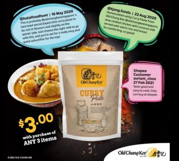 Old-Chang-Kee-Curry-Paste-at-3-pack-Promotion-350x315 Now till 29 Oct 2023: Old Chang Kee Curry Paste at $3/pack Promotion