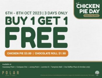 Polar-Puffs-Cakes-1-for-1-Chicken-Pie-Promo-350x266 6-8 Oct 2023: Polar Puffs & Cakes 1 for 1 Chicken Pie Promo