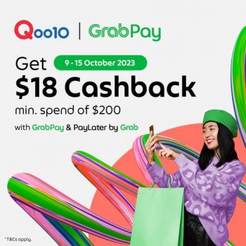 Qoo10-Cashback-Promo-with-GrabPay-350x350 9-15 Oct 2023: Qoo10 Cashback Promo with GrabPay