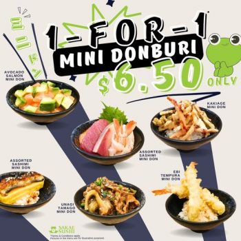 Sakae-Sushi-1-for-1-Mini-Donburi-Special-350x350 3 Oct 2023 Onward: Sakae Sushi 1 for 1 Mini Donburi Special
