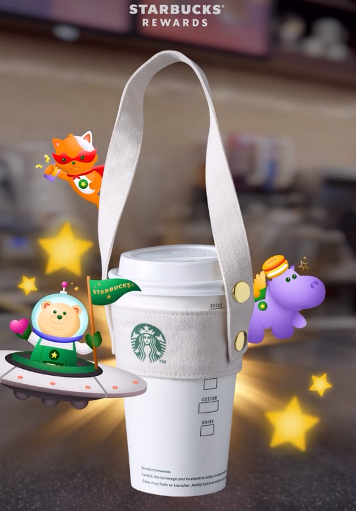Starbucks Singapore - Your festive on-the-go coffee buddies. Exclusive cup  lip stoppers at $8.90 with any purchase in stores and via the Starbucks  Online Store* from 2 Nov, while stocks last. *Reusable
