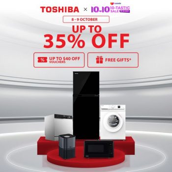 Toshiba-10.10-Sale-on-Lazada-350x350 8-9 Oct 2023: Toshiba 10.10 Sale on Lazada