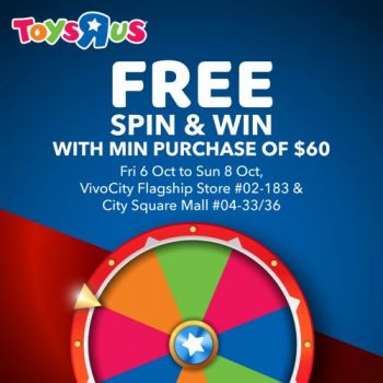 Toys-R-Us-Free-Spin-Win-Promotion-at-VivoCity-Flagship-City-Square-Mall-350x350 6-8 Oct 2023: Toys R Us Free Spin & Win Promotion at VivoCity Flagship & City Square Mall