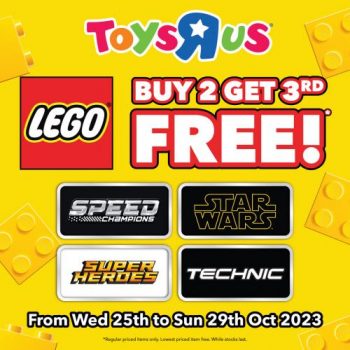 Toys-R-Us-LEGO-Buy-2-Get-3rd-FREE-Promotion-350x350 25-29 Oct 2023: Toys R Us LEGO Buy 2 Get 3rd Free Promotion